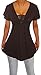 Funfash XM1 Plus Size Women Slimming Lace Gothic Black Top Shirt Blouse 1x