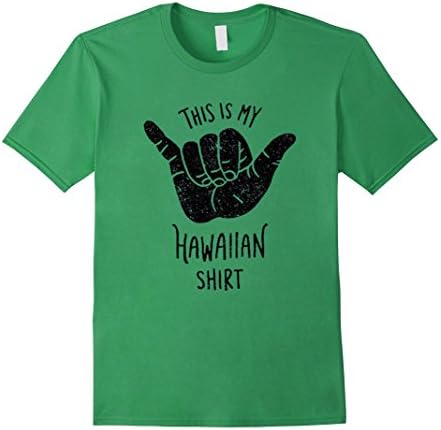 Mens This Is My Hawaiian T Shirt | Luau / Tiki Party T-shirt XL Grass