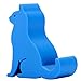 Plinrise Mini Cat Shape Cute Cell Phone Mounts Phone Stand Candy Color Creative Material of ABS, for Phone(Blue)