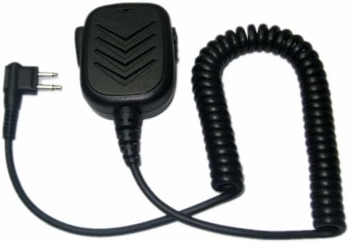 SUNDELY Shoulder/Handheld Lapel Mic with Speaker for HYT Hytera Radios Walkie Talkie TC-580 TC-3000 HYT2100 TC-300 2-pin