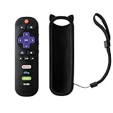 Remote Control for TCL Roku TV RC280 32S305 49S405 49S403 43S303 55S403 32S301 65S405 50FS3800 32S3750 32S3800 32S4610R 32S3700 55US5800 43FP110 32s325 and Remote Holder for Free (Black Remote Cover)