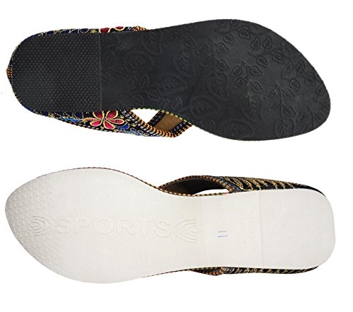 thari choice woman rajasthani chappal ethnic wear combo pack