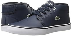 Lacoste Unisex-Child Ampthill Sneaker, Navy, 5 M US