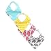 My Mini McGee Baby Bandana Bibs with Adjustable Snaps, 4 Pack, for Boys and Girls, Infants and Toddlers, Trumpet Collection, Baby Gift