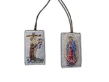 Angelitos de Mexico Saint Francis of Assisi Hug Brown Scapular Escapulario Del Abrazo De San Francisco De Asis