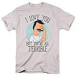 Bob's Burgers You're All Terrible T Shirt & Stickers (Large)