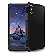 Nice-W iPhone X case, Imazing Bumper Case Premium Hybrid Heavy Duty Protective Sims Card Pin Storage for Apple iPhone X (Black) primary