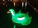 SWIMLINE ORIGINAL 90702 LED Inflatable Swan Pool Float Floatie Ride-On Lounge W/ Stable Legs Wings Large Rideable Blow Up Light Up Color Swimming Party Lounge Big Raft Tube Decoration Toys Kids Adults