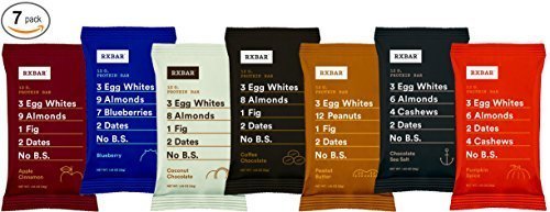 RxBar Protein Bar Pack Ingredients