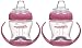 Munchkin Flexi-Transition 4 Ounce Trainer Cup, 2 Pack, Pink