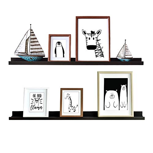 WELLAND Vista Photo Shelf Picture Ledge Floating Wall Shelves, 36inch