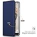 Huawei P20 Pro case, KuGi Huawei P20 Pro case, ultra-thin DD style PU Cover + TPU Back stand Case For Huawei P20 Pro smartphone(Navy)