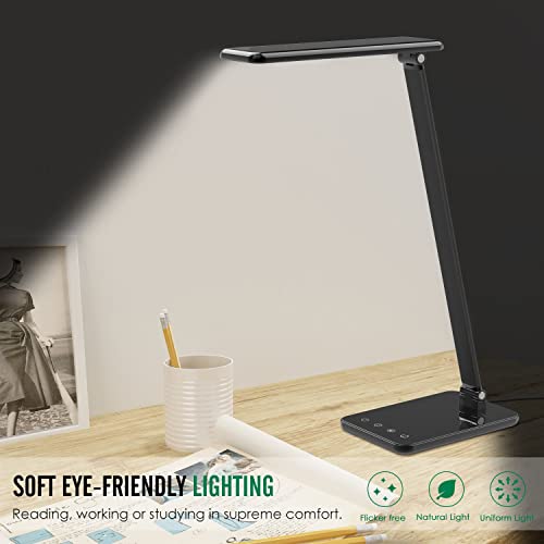 MoKo Dimmable LED Desk Lamp, 8W TouchSensitive Control Working/Reading