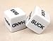 Novelty 12 Sided Erotic Adult Dice Toys Couple Game and Glow in the Dark Erotic Dice （Set of 4）