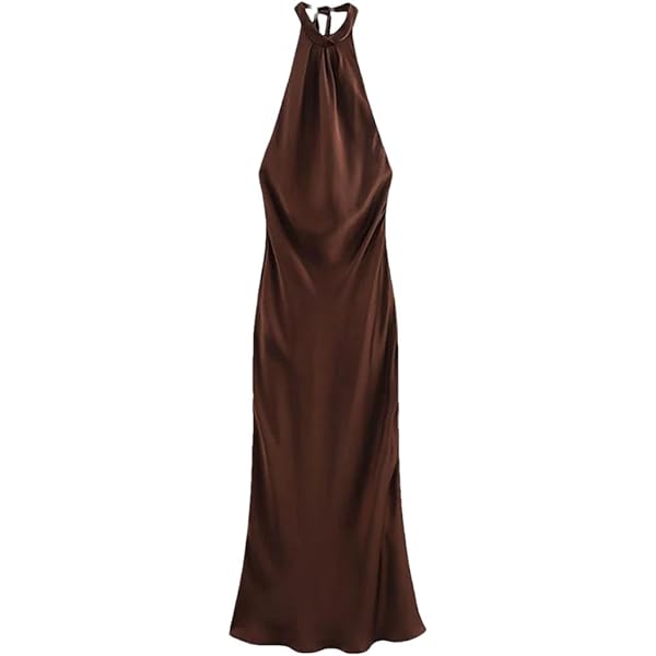 blue dress for baby girl Flora Satin Maxi Dress