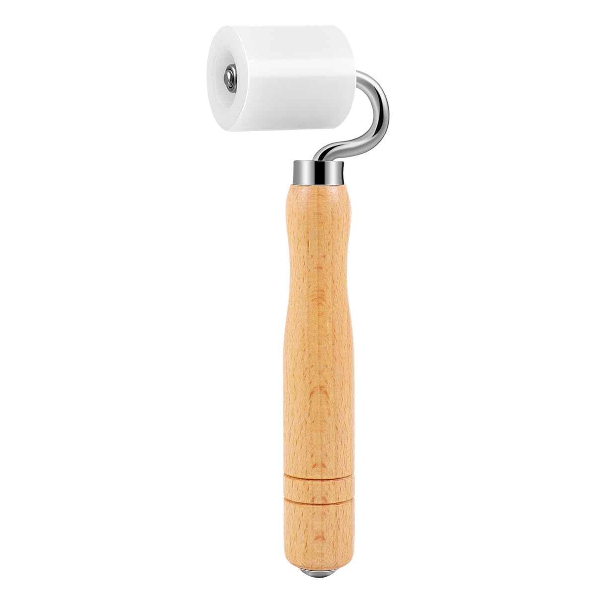 Hemobllo Wallpaper Seam Roller - Wooden Handle Paint Rollers Heavy Hand Pressure Roller Home Decoration DIY Tool