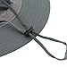 Home Prefer Men's Sun Hat UPF 50+ Wide Brim Bucket Hat Windproof Fishing Hats Dark Gray (Non Logo)