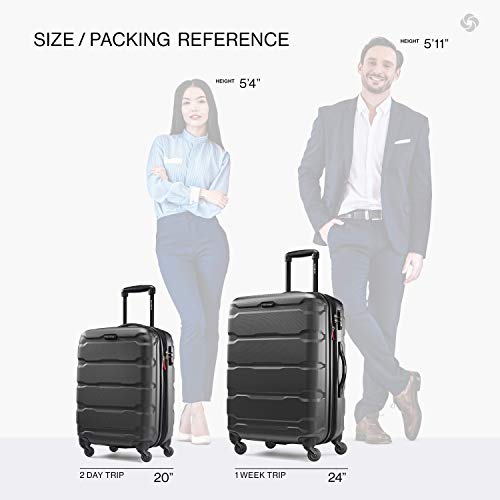 Samsonite Omni PC Hardside Expandable Luggage with Spinner Wheels