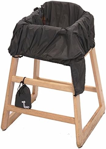 Compact Shopping Cart &amp; High Chair Cover by Cossettie - 3 color options - lightweight, durable ripstop nylon, portable, travel