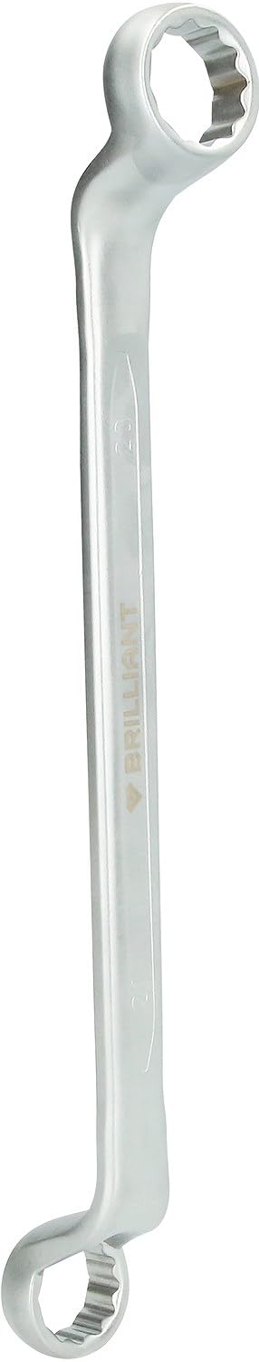 BRILLIANT TOOLS BT012908 Double Ring Spanner Offset 21 x 23 mm [Powered by KS Tools]