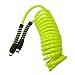 Flexzilla Polyurethane Recoil Air Hose, 1/4 in. x 10 ft., ZillaGreen - LP1410AFZ