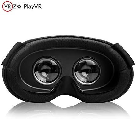 Vrizm PlayVR - Virtual Reality Headset | Premium & Comfortable | Android & iOS Compatible | Bluetooth Controller with Joystick (Charcoal Black)