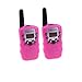 Zomei T388 2Pcs Mini Walkie Talkie 3-5KM Range 22-Channel FRS/GMRS UHF Two-Way Radios Coloful Walkie-Talkie For Kids(Pink)