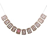 BABY SHOWER Rustic Vintage garland Banner Photo Props  Party Decoration  Accessory