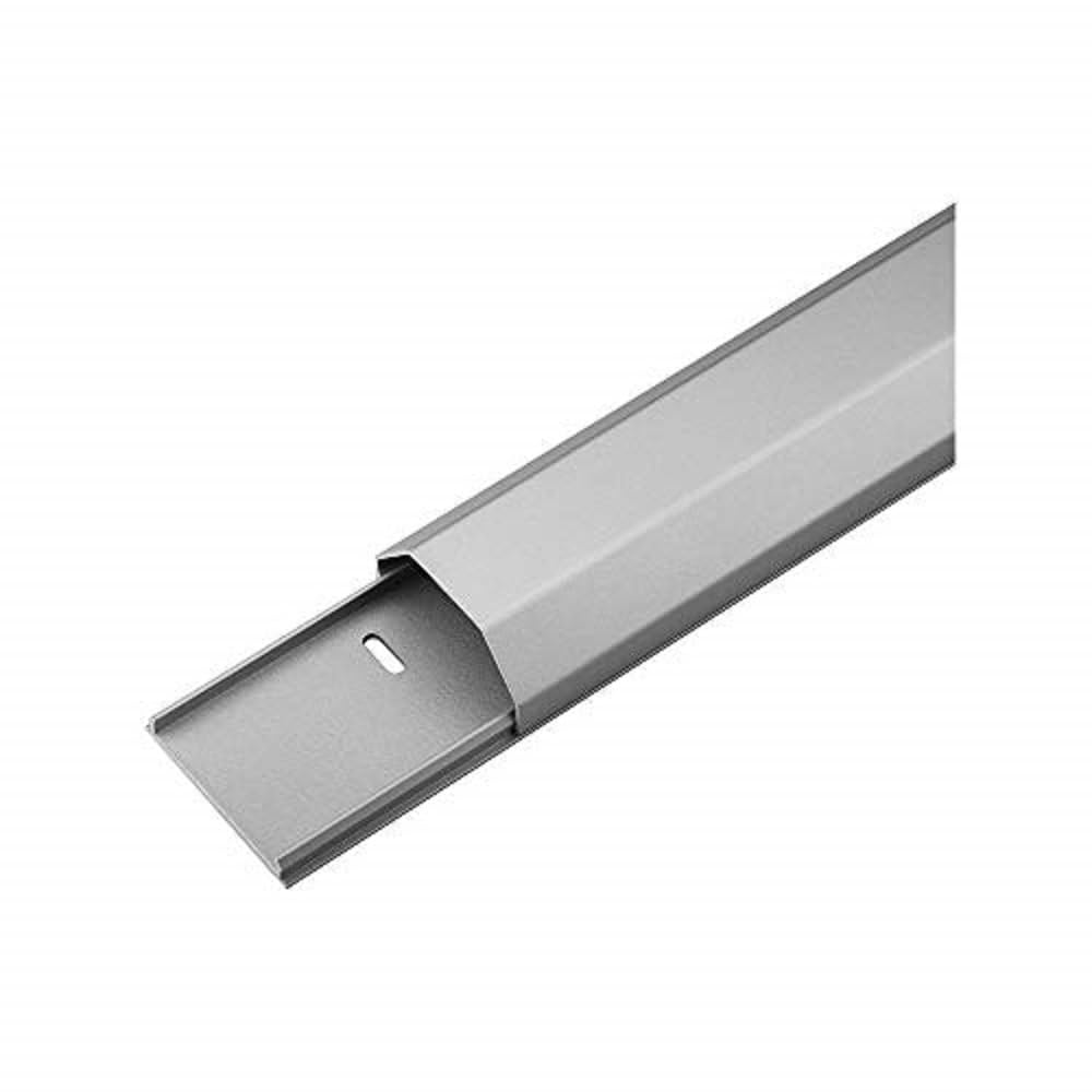 Goobay 90668 Wire Duct Aluminium 50 mm, Length 1.1 m, Silver
