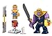 Thanos Minifigure with Infinity Gauntlet 24Pcs Stones by A&M Prime Supplies