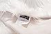 North End Decor Faux Fur Throw Blanket, Mongolian Long Hair White