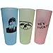 Duck Commander Duck Dynasty Uncle Si Tea Cups 16 Ounce Pink, Green, Blue Drinkware (Pack of 6)