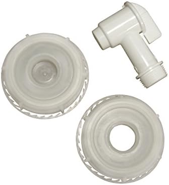 Accessory Kit for 5 Gallon Poly Farm Stackable Water Storage Carboys, Plastic