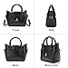 OB OURBAG Women Top Handle Shoulder Bag, Cute Cat Crossbody Bag for Ladies, Small Handbag Purses for Dating Daily Outgoing, Black
