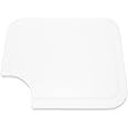 Camco Camper/RV Sink Mate Cutting Board | Features Built-In Juice Groove & Cut Corner for Scrap Disposal | Designed w/Adjustable Rubber Feet for Different Sink Sizes | Expand Kitchen Workspace (43857)