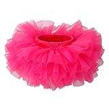 Slowera Baby Girls Soft Tutu Skirt (Skorts) 0 to 36 Months (L: 12-24 Months, Hot Pink)