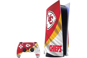 Skinit Decal Gaming Skin Compatible with PS5 Bundle - Officially Licensed NFL Kansas City Chiefs Design