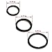Fishing Rod Hook Keeper with 3 Size Elastic Rubber Rings Fishing Lure Bait Holder Small Fishing Tools Easy Adjustable Plastic Fishing Pole Hook Keeper Springs 4 Sets Yellow