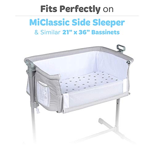 Bedside Sleeper Sheet Compatible with Milliard Side Sleeper Fits 21 x 36 Mattress