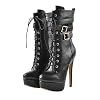 LISHAN-Womens-Mid-Calf-Platform-Boots-Lace-Up-Stiletto-High-Heel-Punk-Motorcycle-Sexy-Ankle-Booties