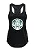 Tough Cookie's Women's Starbucks Parody Burnout Tank Top (Medium - LF, Black)
