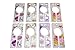 Slim Design Baby Closet Dividers for Baby Clothes - Set of 8 Flower Baby Clothing Size Dividers from Newborn Infant to Toddler - YardieBaby Clothes Dividers and Nursery Closet Organizer Gift
