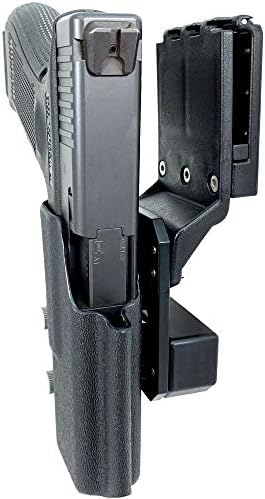 Professional Competition Holster OWB Kydex fits Glock 34; IPSC, USPSA, 3-Gun Approved, Adjustable in All Angles and Retention, Completely Legal in USPSA Production Division