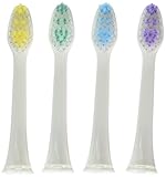 Wellness WTBH1 Replacement Heads for WTB48K Sonic Electric Toothbrush (4 Pack)