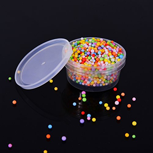 24 Packs Foam Ball Containers Styrofoam Balls Plastic Boxes with Lid