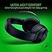 Razer Kraken X Ultralight Gaming Headset – [Matte Black]: 7.1 Surround Sound Capable on PC Only – Lightweight Frame – Bendable Cardioid Microphone – for PC, Xbox, PS4, Nintendo Switchthumb 1