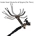 100 Foot Black Expandable Garden Hose, Strongest, Stainless Steel Holder (pat pend.), Brass Fittings with Strain Reliever, Rugged Nylon Fabric, Double Latex Core, 8 Way Sprayer