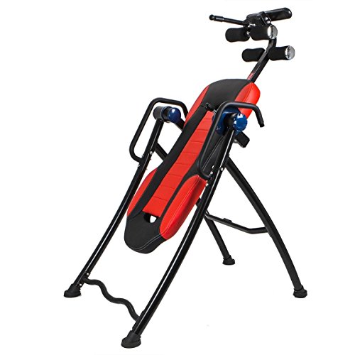 9TRADING 330lb heated massage Inversion Table Fitness Chiropractic Back Pain ache Relief,Free Tax,Delivered within 10 days