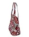 Belvah Quilted Floral Paisley Large Tote Bag (J2)