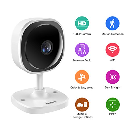 [Full HD] 1080P Wireless Security Camera,NexTrend 180 Degree Panoramic IP Camera Two-Way Audio, Motion Detection,Cloud Storage,Night Vision for Home/Office/Baby/Pet Monitor,Work on Phone,PC-4 Pack - Thumbnail 2